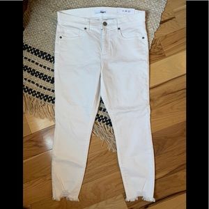Loft White Jeans Size 8p NWT
